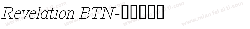 Revelation BTN字体转换